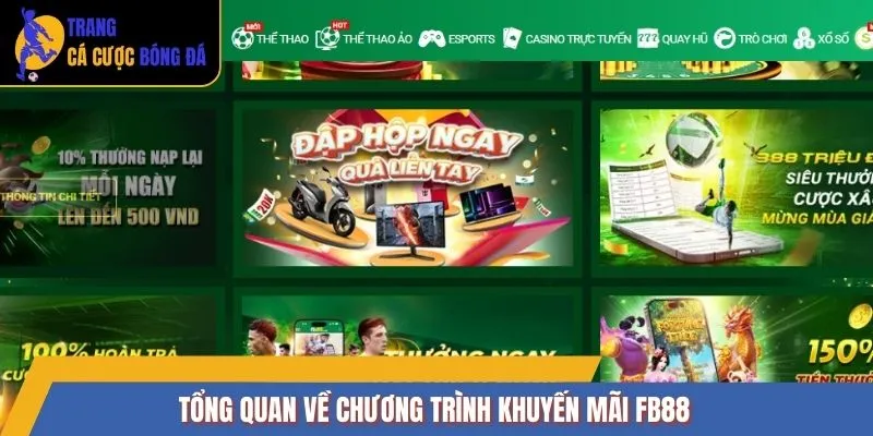 Tổng quan về chương trình khuyến mãi FB88